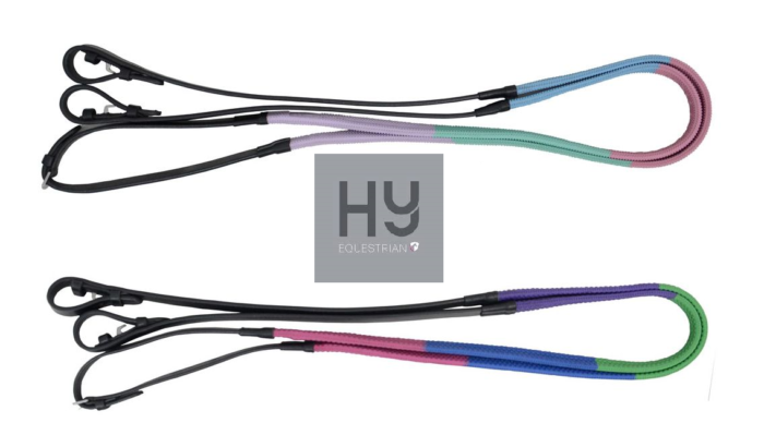 Hy Rubber Covered  Training Reins