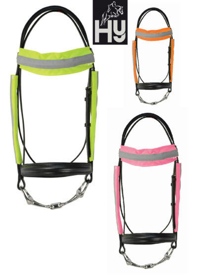 Reflector Bridle Bands by Hy Equestrian