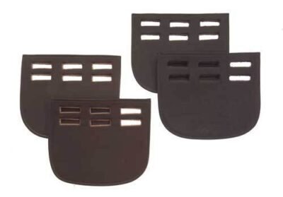 English Leather Girth Guards