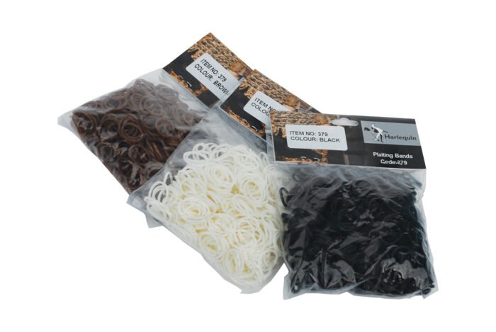 Rhinegold Silicone Plaiting Bands