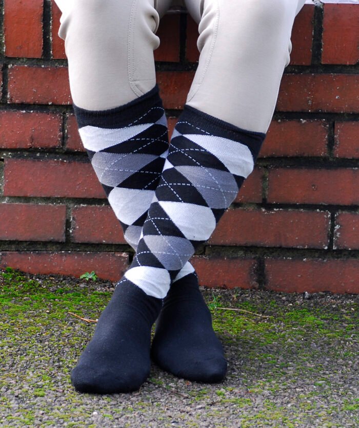 Rhinegold Cushioned Sole Mens Long Riding Socks